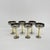 Mid-Century Modern Mid-Century Italian Stainless Steel and Brass Champagne Coupes, 1970s, Set of 6 For Sale - Image 3 of 14