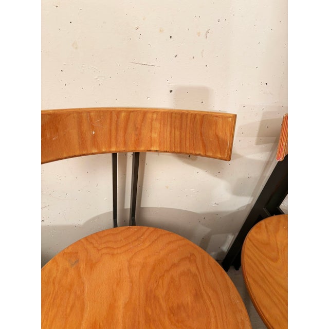 Gray Model Zeta Chairs by Martin Haksteen for Harvink, 1980s, Set of 4 For Sale - Image 8 of 8