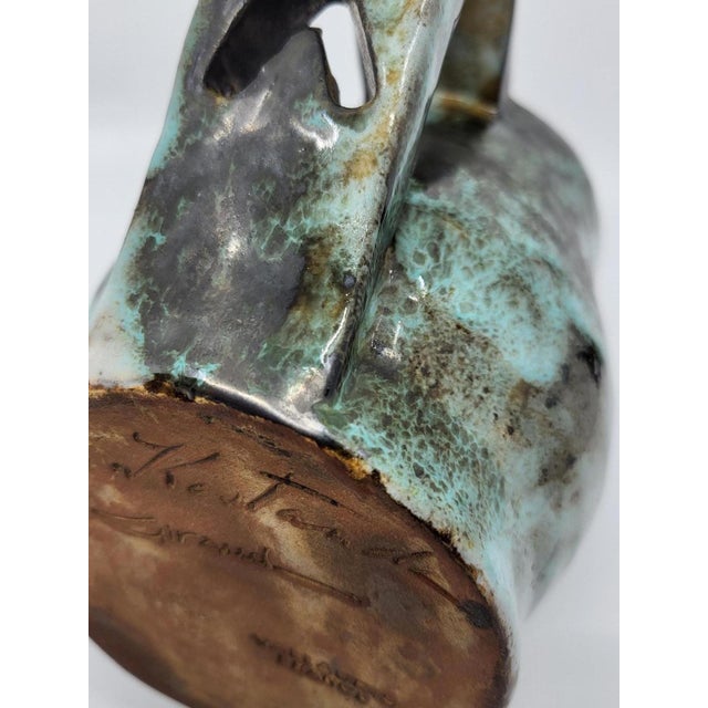 French Sandstone Jug by Alexandre Kostanda, 1940 For Sale - Image 15 of 18