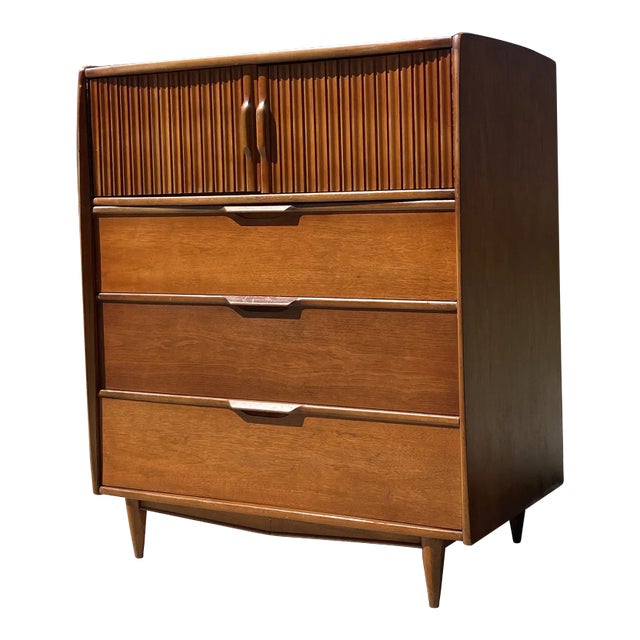 Mid-Century Kent Coffey Cadence Highboy Dresser For Sale