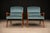 Giuseppe Scapinelli Armchairs, Brazil, 1950s — Sculpted Caviúna Frames in Dusty Teal Velvet Upholstery For Sale - Image 14 of 18