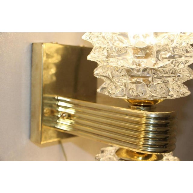 Sconces in Rostrato Murano Glass by Barovier, 1990s, Set of 2 For Sale - Image 14 of 18
