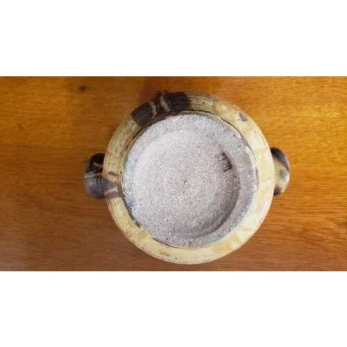 Early 21st Century Russell Collins Art Pottery Contemporary Stoneware Double Handled Vase, British For Sale - Image 4 of 6