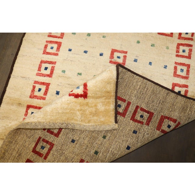 A 21st century one of a kind Persian Gabbeh Rug