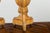Mid-Century Modern Mid 20th Century Italian Midcentury Painted and Carved Table Lamps with Stylized Foliage - a Pair For Sale - Image 3 of 12