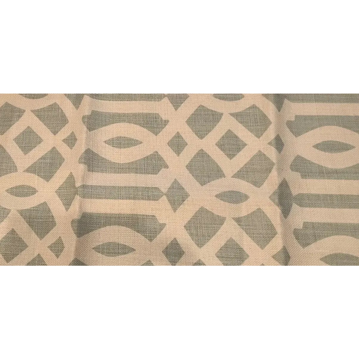 Schumacher: Imperial Trellis II in Mineral Fabric - 1 Yard | Chairish