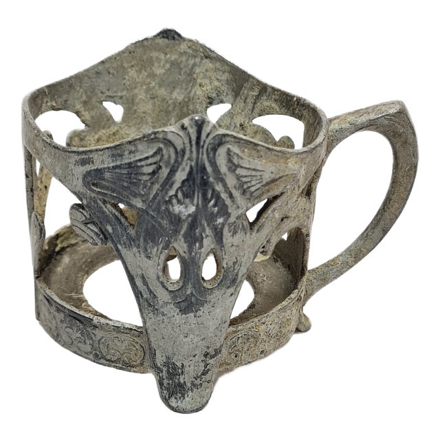 Antique Art Nouveau Tea Basket, 1900s For Sale