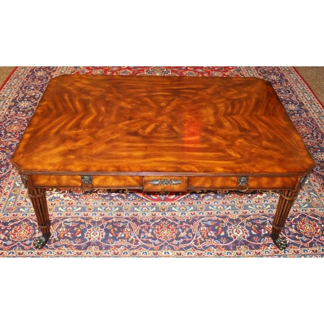 2000 - 2009 Theodore Alexander Althorp Mahogany Regency Style Cocktail Coffee Table For Sale - Image 5 of 14