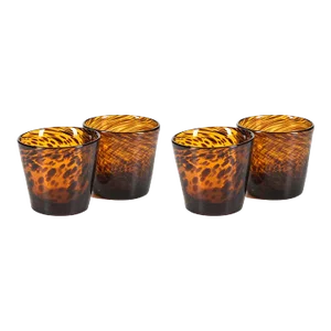 Sahara Tortoise Tumbler, Set of 4