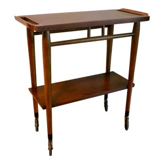 Lane Acclaim Mid-Century Modern Serving/Bar Cart For Sale