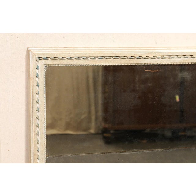 19th Century French Painted Wood Mirror For Sale - Image 12 of 12