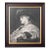 Antique Victorian Female Portrait Print After Frederic Leighton, Dark Wood Frame For Sale