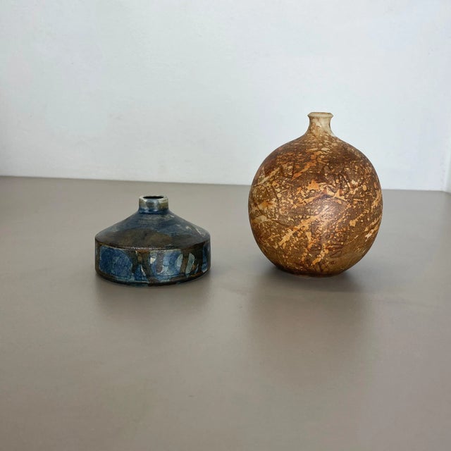 Studio Pottery Sculptural Objects from Gerhard Liebenthron, Germany, 1970s, Set of 2 For Sale - Image 3 of 17
