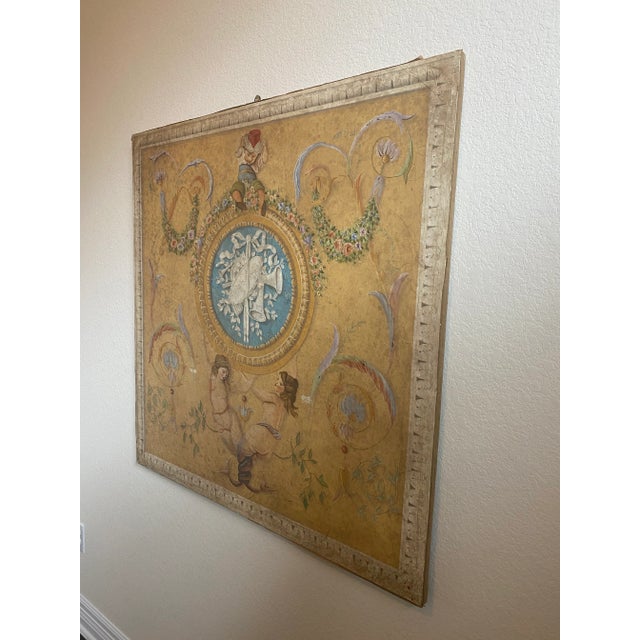 Italian Florentine Oil on Canvas Painting - 19th C For Sale - Image 3 of 12