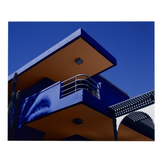 Jardin Majorelle - Morocco Analogue Color Architecture Photography 2022 For Sale
