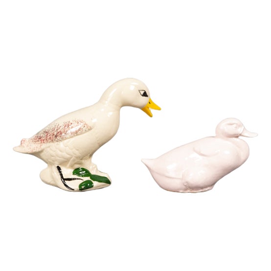 Abstract Porcelain Ducks, Brazil, Set of 2 For Sale