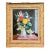 François Gall -Bouquet of Flower & a Fruits Bowl -1930s Still Life Oil Painting For Sale