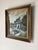 1960’s Frank European Town Landscape Scene Oil on Canvas Painting, Framed For Sale - Image 4 of 11