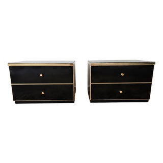 Bedside Tables by Jean-Claude Mahey, 1970s, Set of 2 For Sale