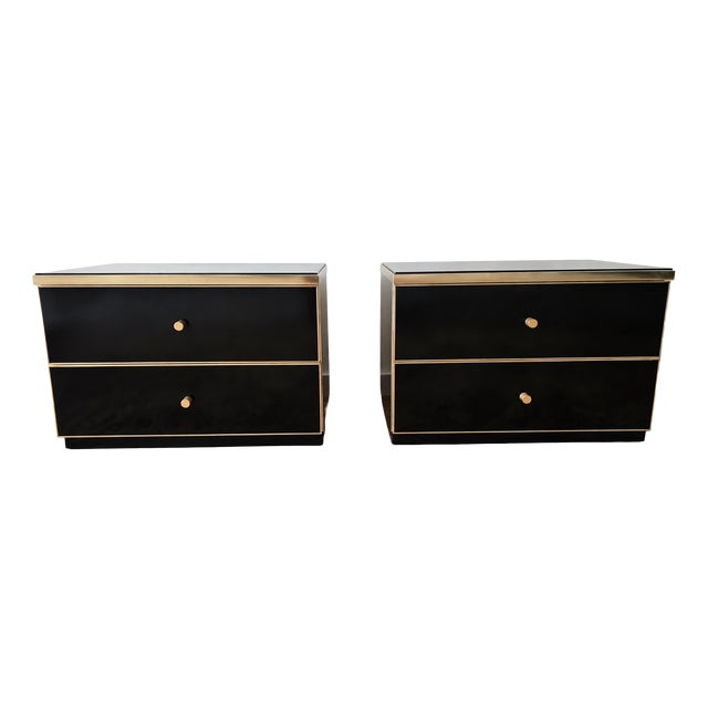 Bedside Tables by Jean-Claude Mahey, 1970s, Set of 2 For Sale