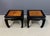 Century Furniture 1970s Century Ebonized Pair of Pagoda End Tables With a Burl Top Chin Hua Collection For Sale - Image 4 of 8