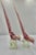 Mid-Century Modern Pair of Vintage Italian Murano Pink Blown Glass Pheasant-Form Bird Sculptures For Sale - Image 3 of 6
