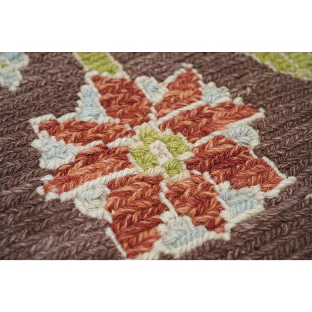 Sumak Rug 4'1'' X 5'11'' For Sale - Image 11 of 12