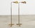 Casella Lighting Pair of Midcentury Casella Patinated Brass Pharmacy Floor Lamps For Sale - Image 4 of 17