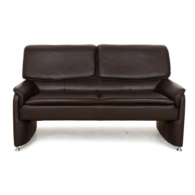 Camaro Leather Two-Seater Sofa in Brown from Laauser For Sale - Image 16 of 16
