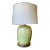 Antique Celadon Ginger Jar Two Light Lamp For Sale