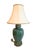 1970s 1970s Hollywood Regency Custom Lacquered Emerald Green & Gilt Chinoiserie Table Lamp For Sale - Image 5 of 18