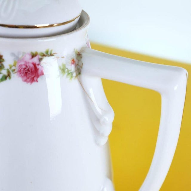 Teapot with Floral Motifs from Ginori For Sale - Image 5 of 13