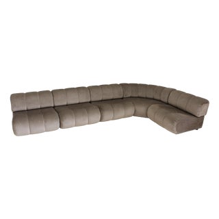 Vintage Italian Modular Sofa by Giuseppe Munari, Italy, 1970s, Set of 5 For Sale