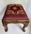 Antique English Needlepoint Footstool With Carved Queen Anne Style Legs For Sale In Los Angeles - Image 6 of 11