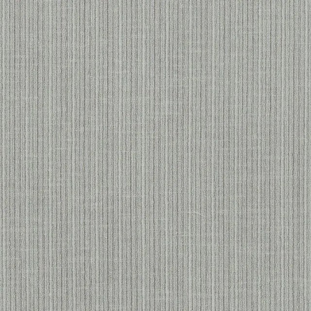 Contemporary Schumacher Antique Strie Velvet Fabric in Platinum For Sale - Image 3 of 3