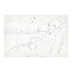 Myriam Cahn Figure Drawing in a Landscape