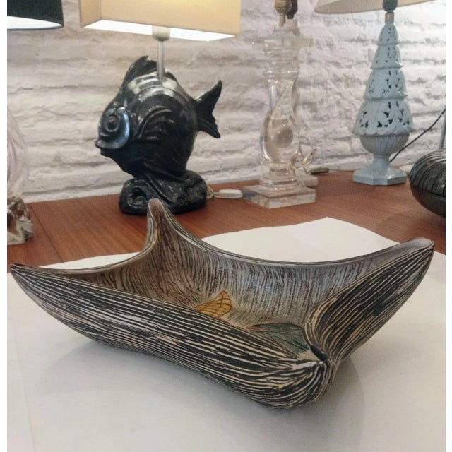 Ceramic Mid-Century Centerpiece, Spain, 1950s For Sale - Image 7 of 9