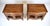 A pair of Henredon " Four Centuries " carved Oak Serpentine front nightstands with single drawer, cabinet beneath boasting...
