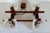 Brown Scandinavian Chandelier in Acrylic Glass and Teak, 1960s For Sale - Image 8 of 12