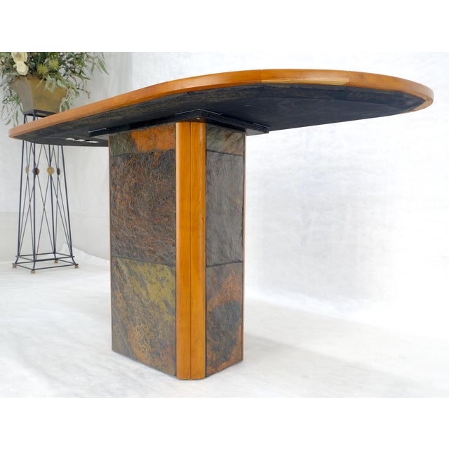 Boomerang Shape Slate Tile Top & Base Mid Century Modern Studio Coffee Table For Sale - Image 16 of 16