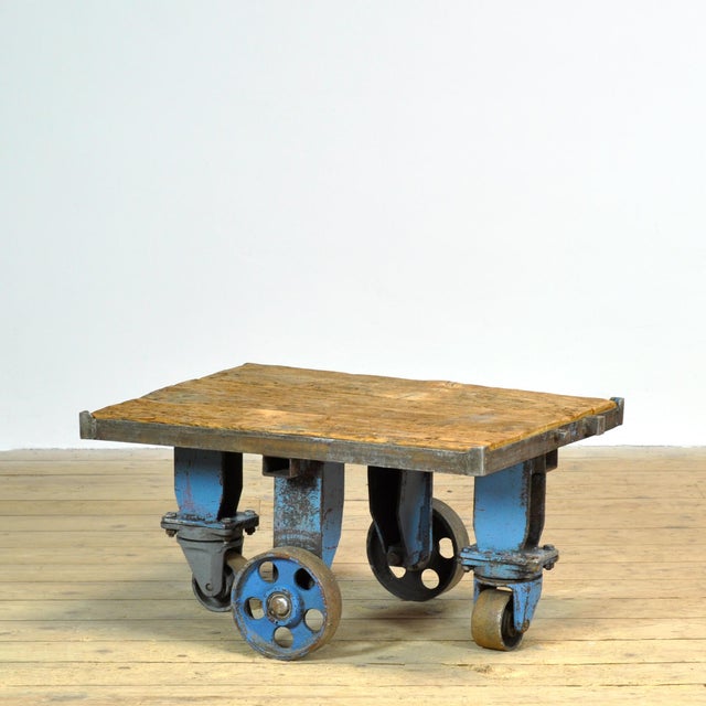 Industrial Industrial Coffee Table, 1960s For Sale - Image 3 of 12