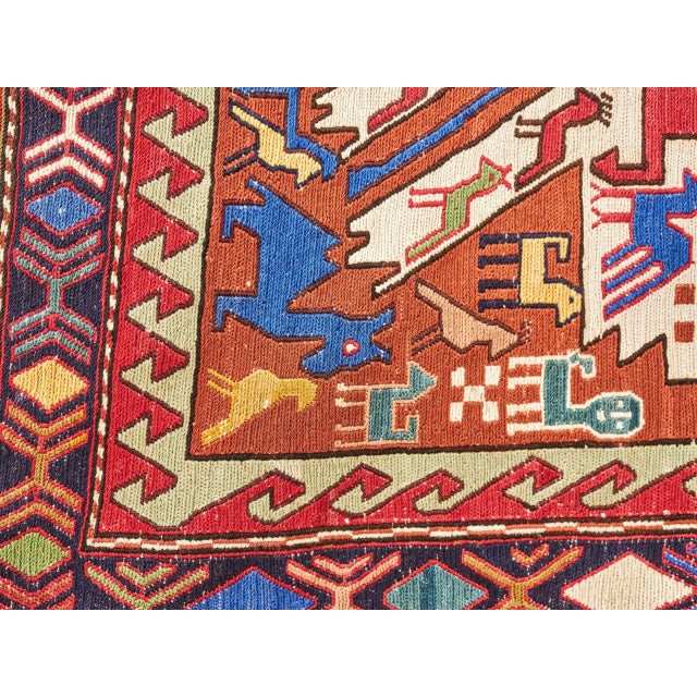 Middle Eastern Kilim Shahsavan For Sale - Image 8 of 12
