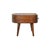 Wood Chestnut Wave Coffee Table With Storage For Sale - Image 7 of 8
