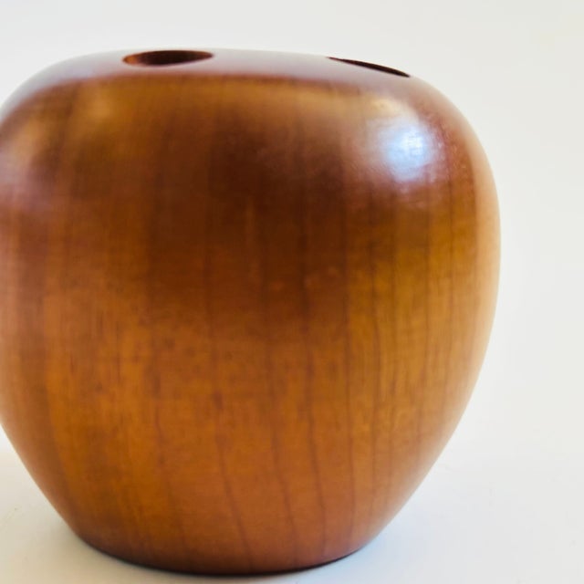 Myrtlewood Pen or Pencil Holder For Sale In San Francisco - Image 6 of 7