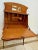 Early 1900s Antique Secretary Desk, Mirror Quarter Sawed Oak Locking Door, Key, Bottom Shelf For Sale In Palm Springs - Image 6 of 10