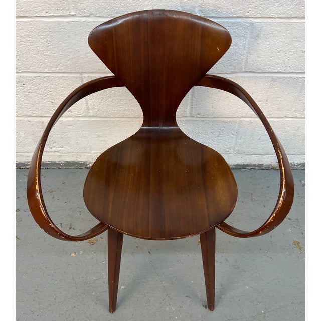 Mid 20th Century Attributed to Norman Cherner for Plycraft "Pretzel" Mid-Century Bentwood Armchairs For Sale - Image 10 of 13