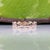 Natural Diamond Ring in 14k Gold | Unique Geometric Band Ring, Size 6.75 For Sale - Image 9 of 10