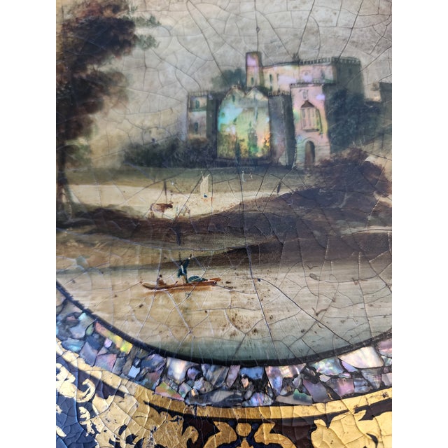 Black 19th Century English Papier Mache Tray For Sale - Image 8 of 18