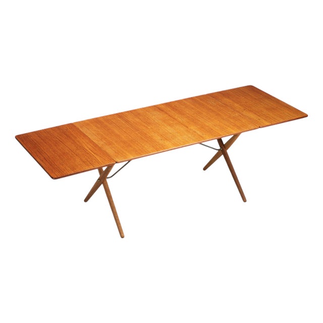 Model AT-309 Dining Table in Teak by Hans Wegner for Andreas Tuck, Denmark, 1952 For Sale