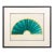 Joseph Lawrence Gardella Green Fan Mixed Media For Sale